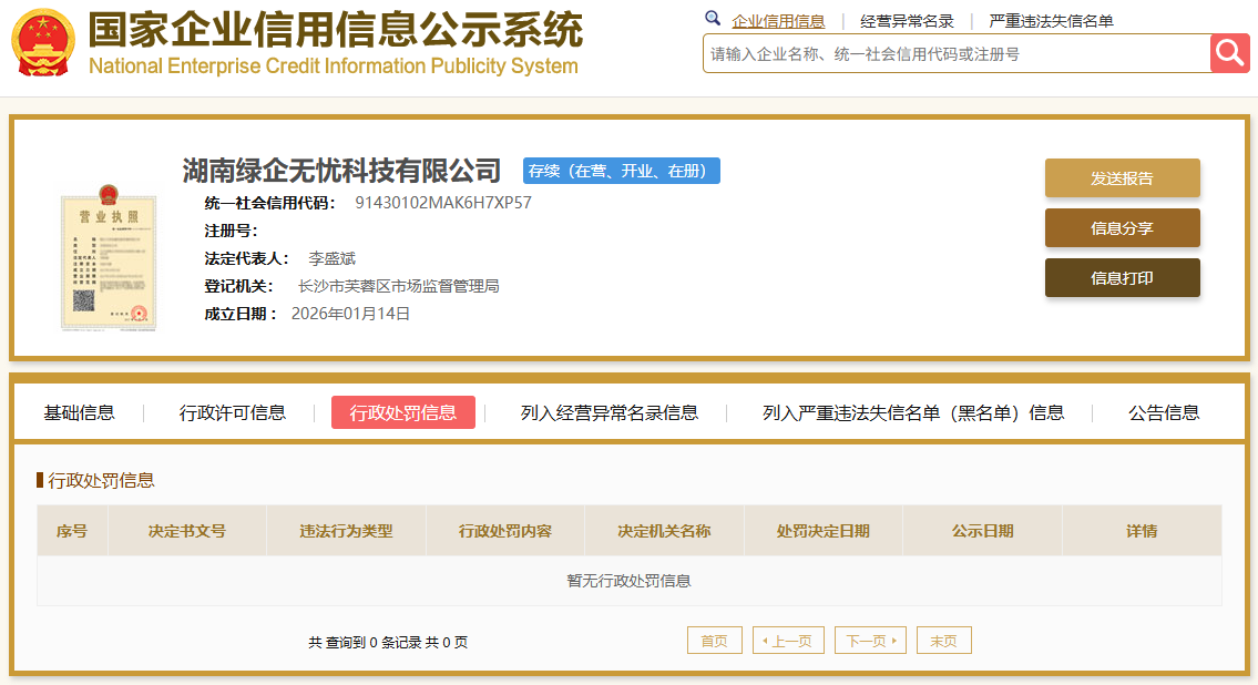 湖南绿企无忧科技有限公司